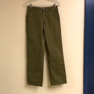 J. Crew Olive Size 4–6 New Without Tags—Relaxed Fit Trousers/Pants